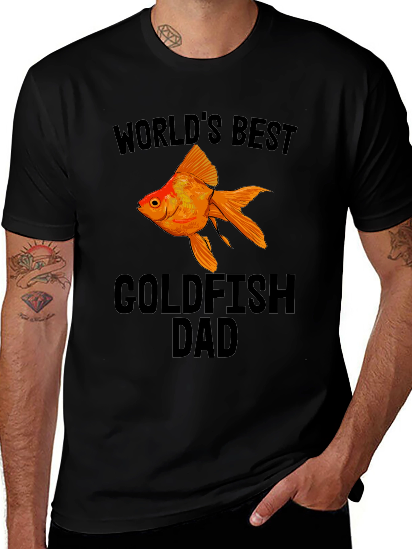 World's Best Goldfish Dad T-Shirt