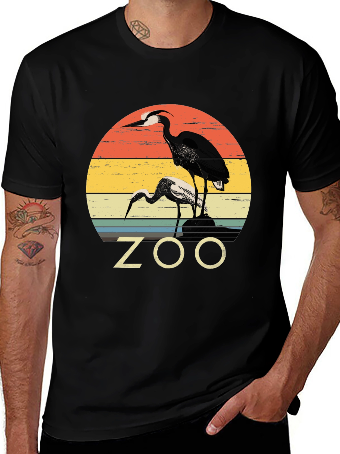 Variant 16 of Zoo Bird Graphic T-Shirt