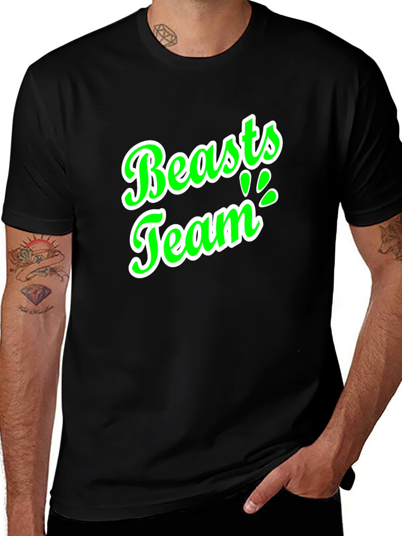 Variant 29 of Beasts Team Graphic Tee - Stylish Casual Wear