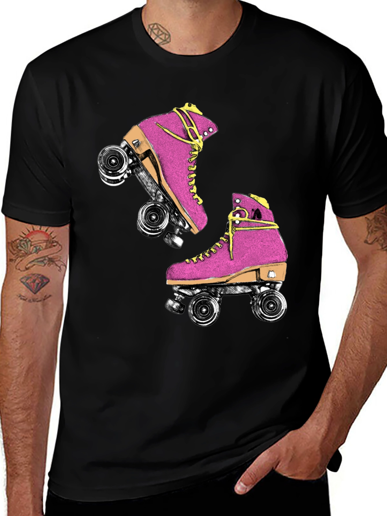 Variant 29 of Retro Roller Skate Graphic Tee