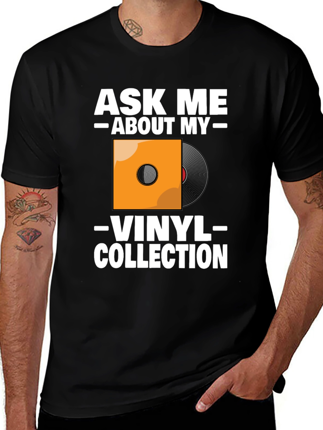 Variant 14 of Ask Me About My Vinyl Collection T-Shirt