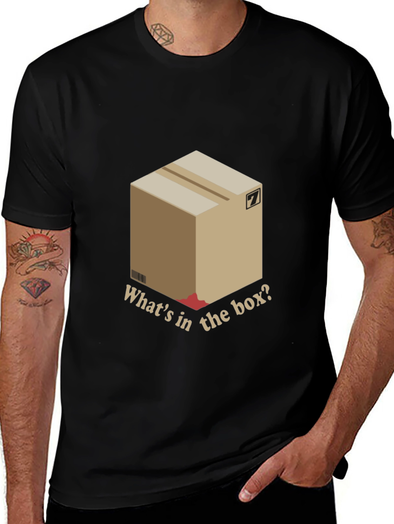 Variant 21 of Mystery Box Tee - "What's in the Box?" T-Shirt