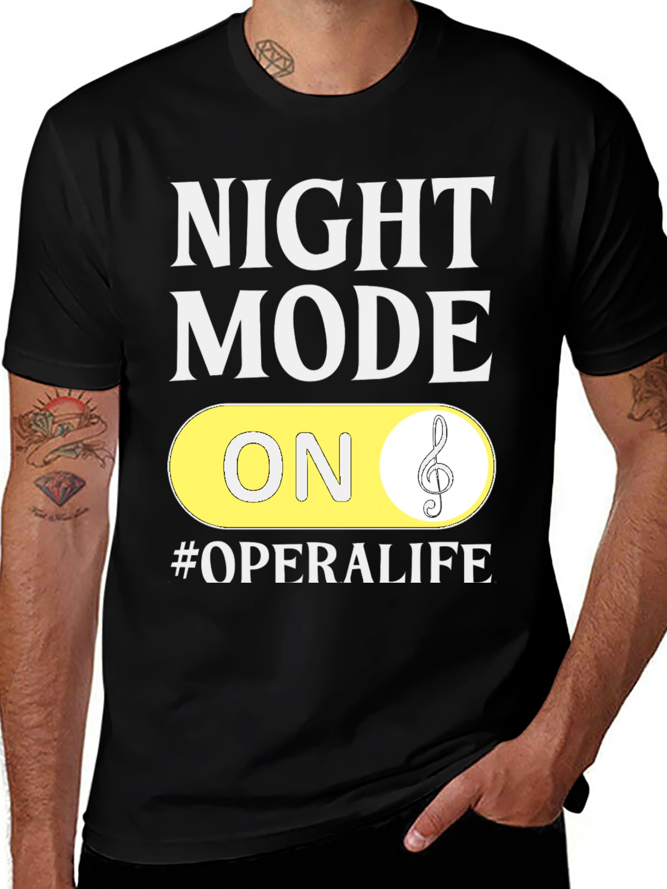 Variant 27 of Night Mode ON #OPERALIFE T-Shirt