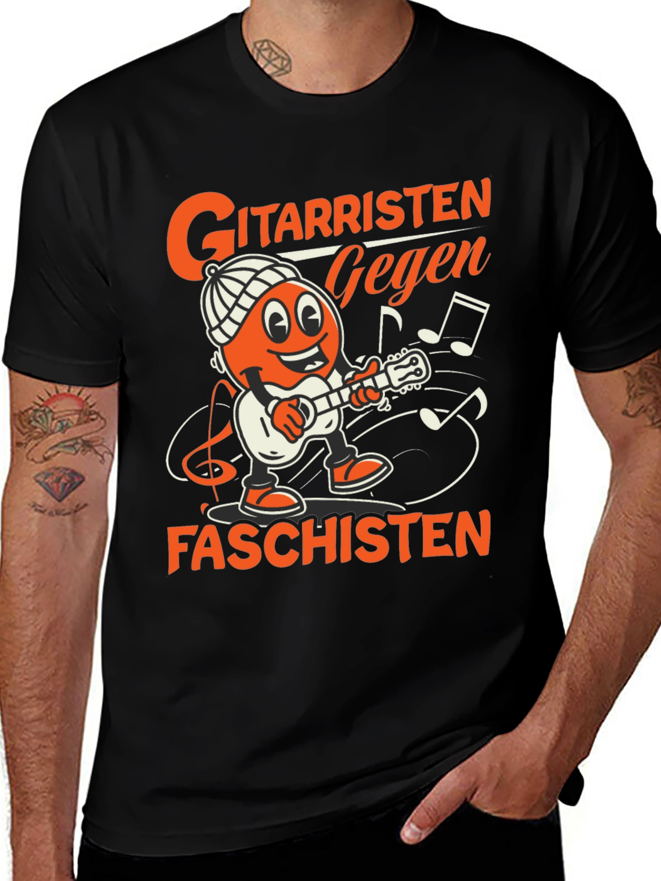 Variant 6 of Gitarristen Gegen Faschisten Graphic Tee