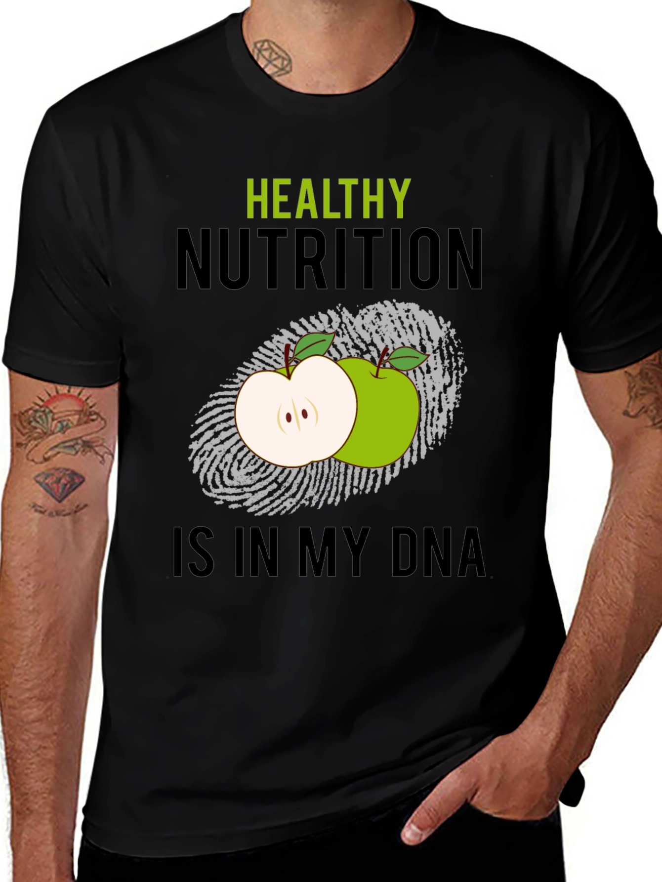 Variant 24 of Healthy Nutrition DNA T-Shirt