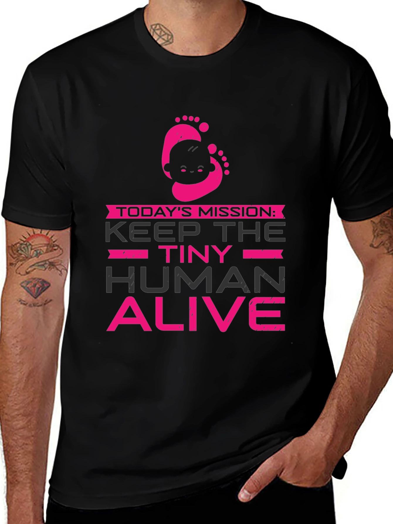Keep Tiny Human Alive Graphic Tee