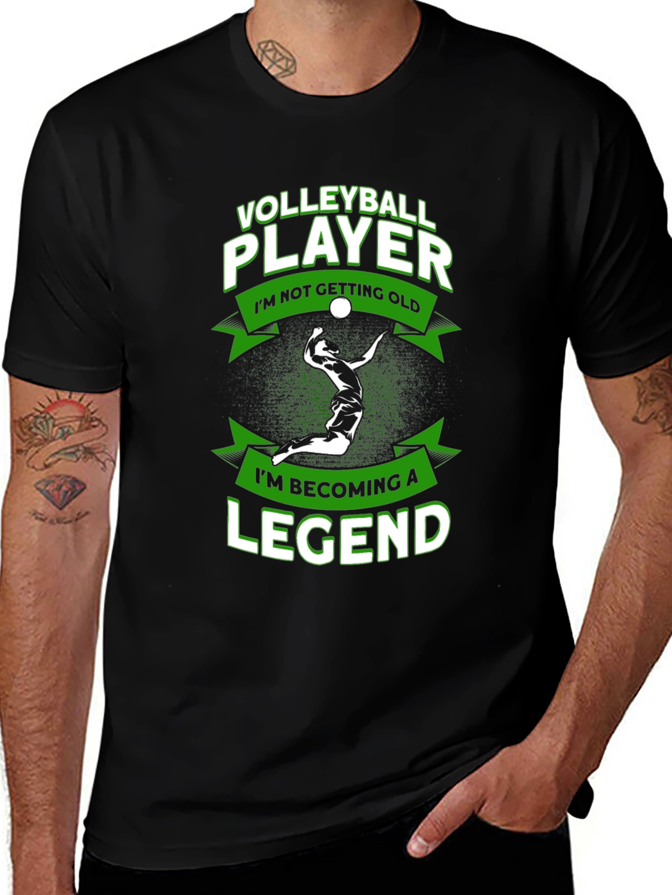 Variant 3 of Volleyball Player Legend T-Shirt