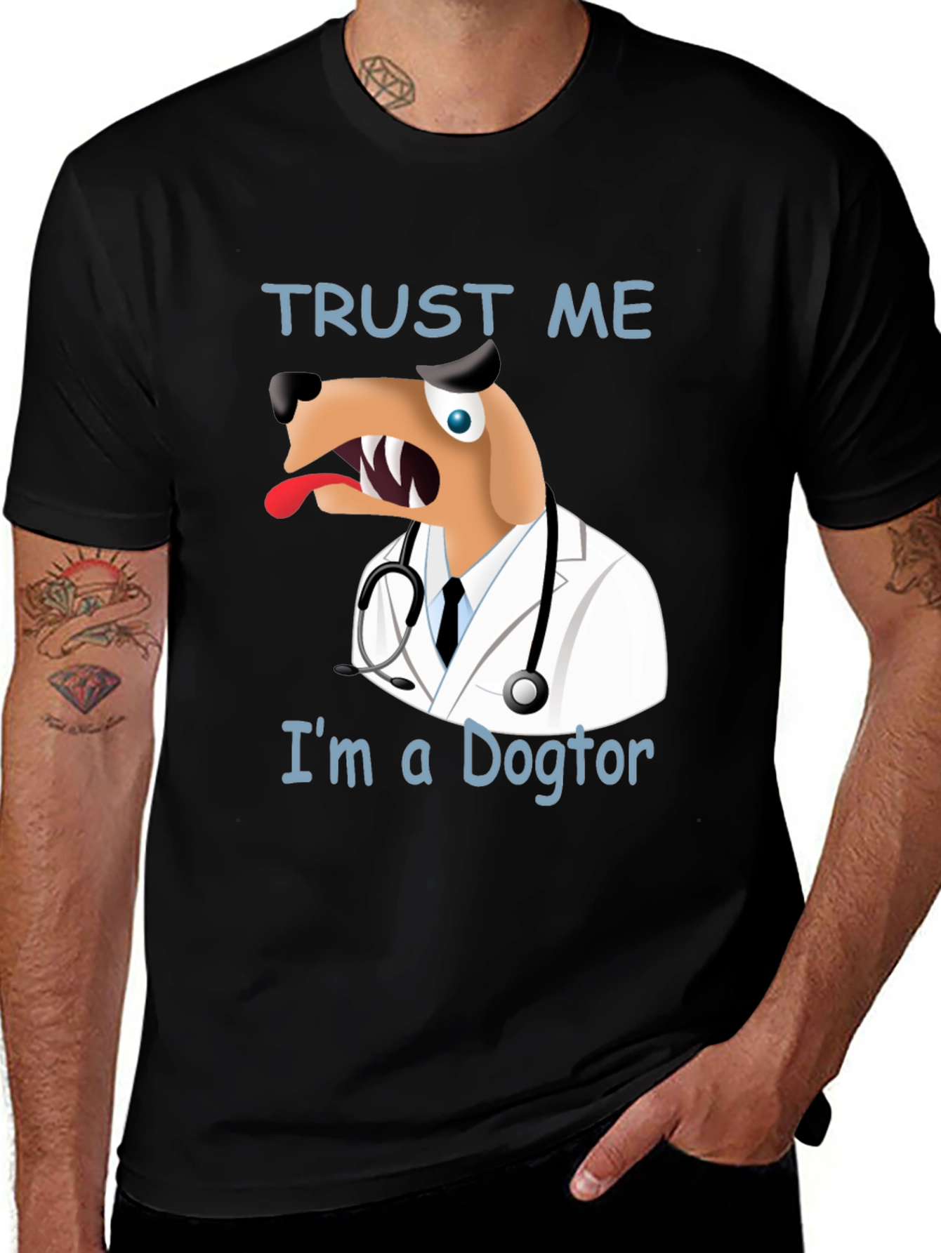 Variant 19 of Funny Dogtor T-Shirt - Trust Me, I'm a Dogtor