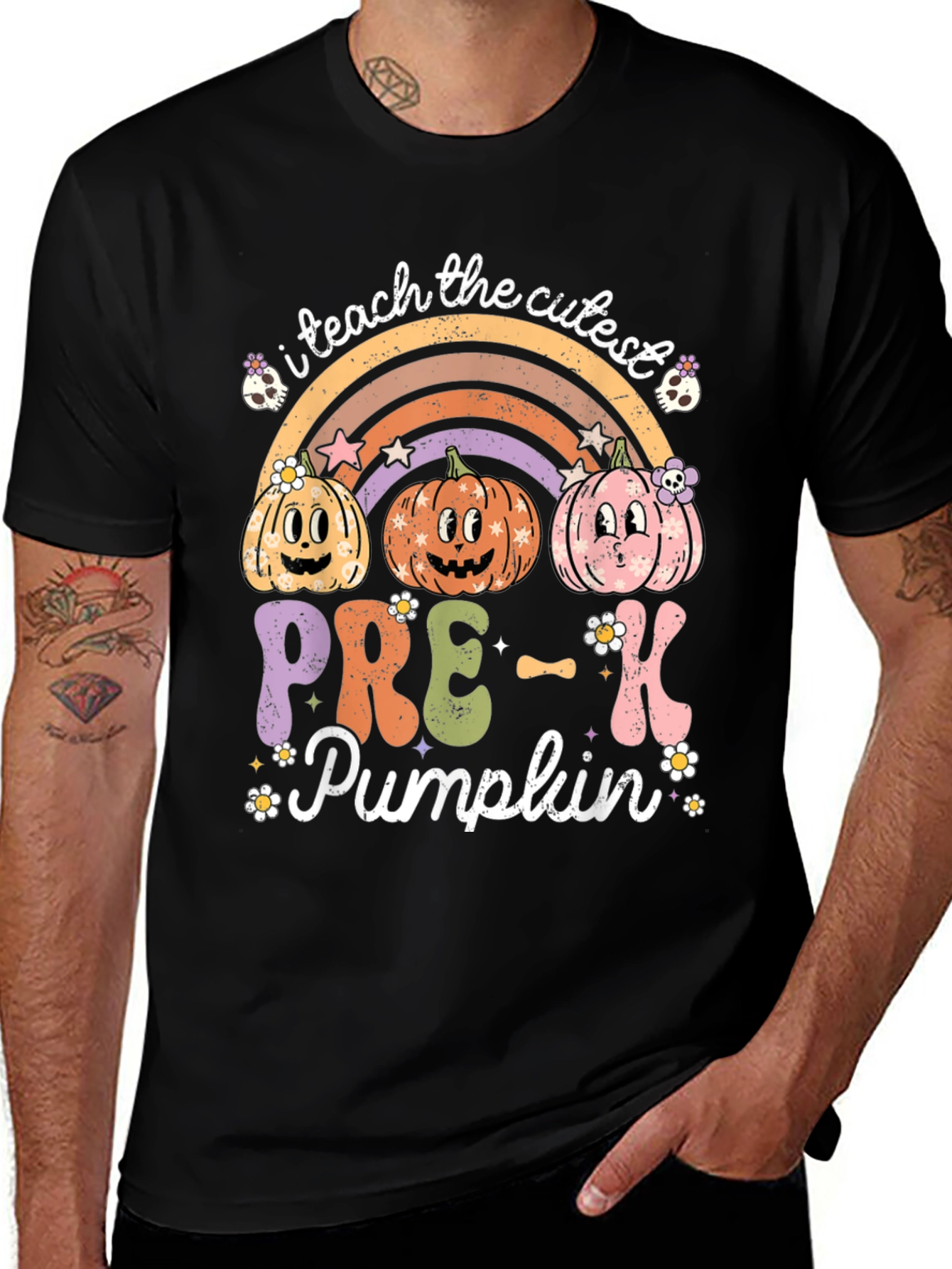 Cute Pre-K Pumpkin Teacher T-Shirt