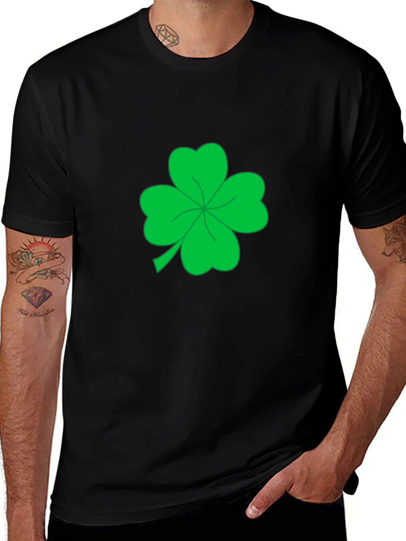 Variant 18 of Lucky Clover Tee - St. Patrick's Day Shirt