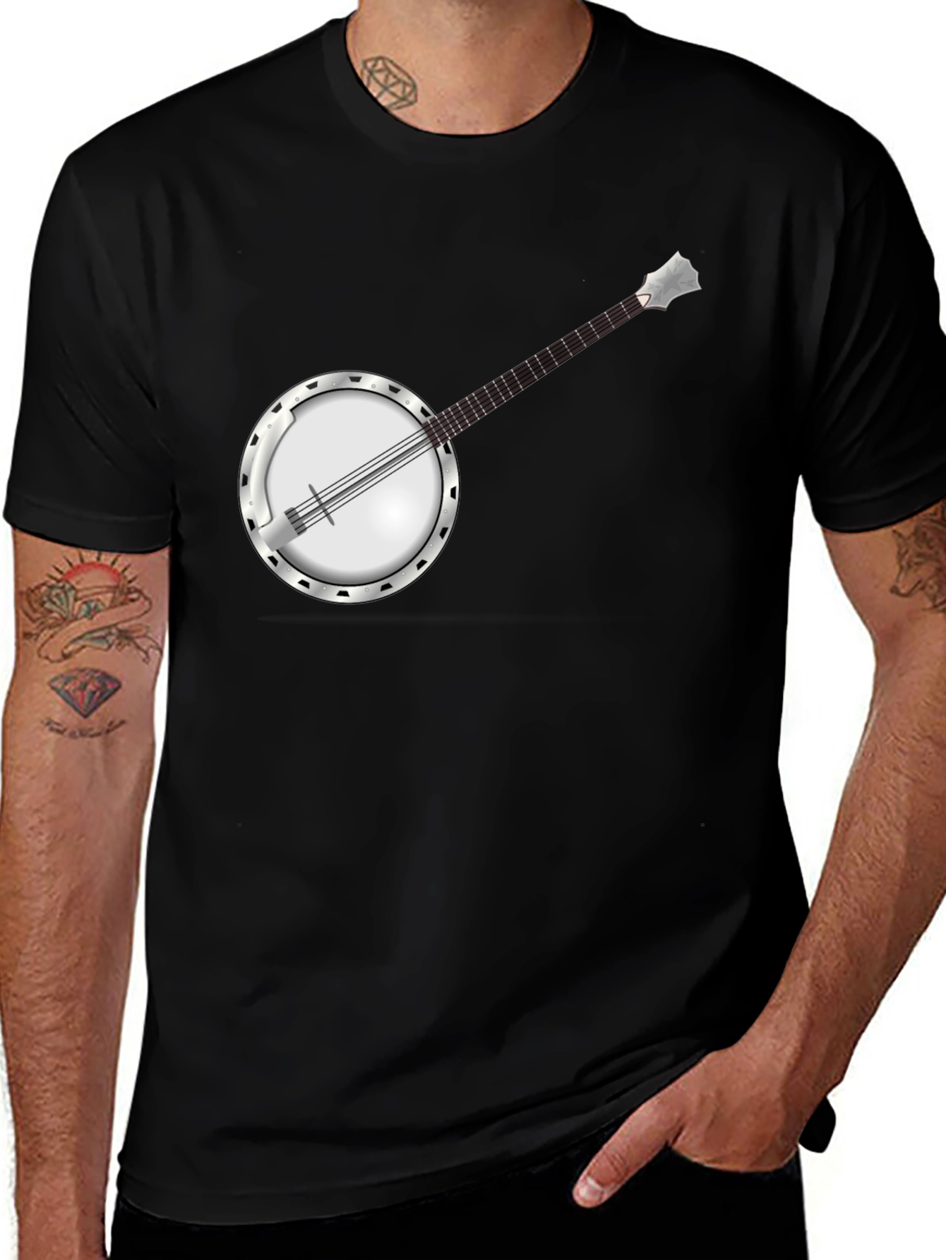 Variant 22 of Banjo Graphic Tee - Cool Music Shirt