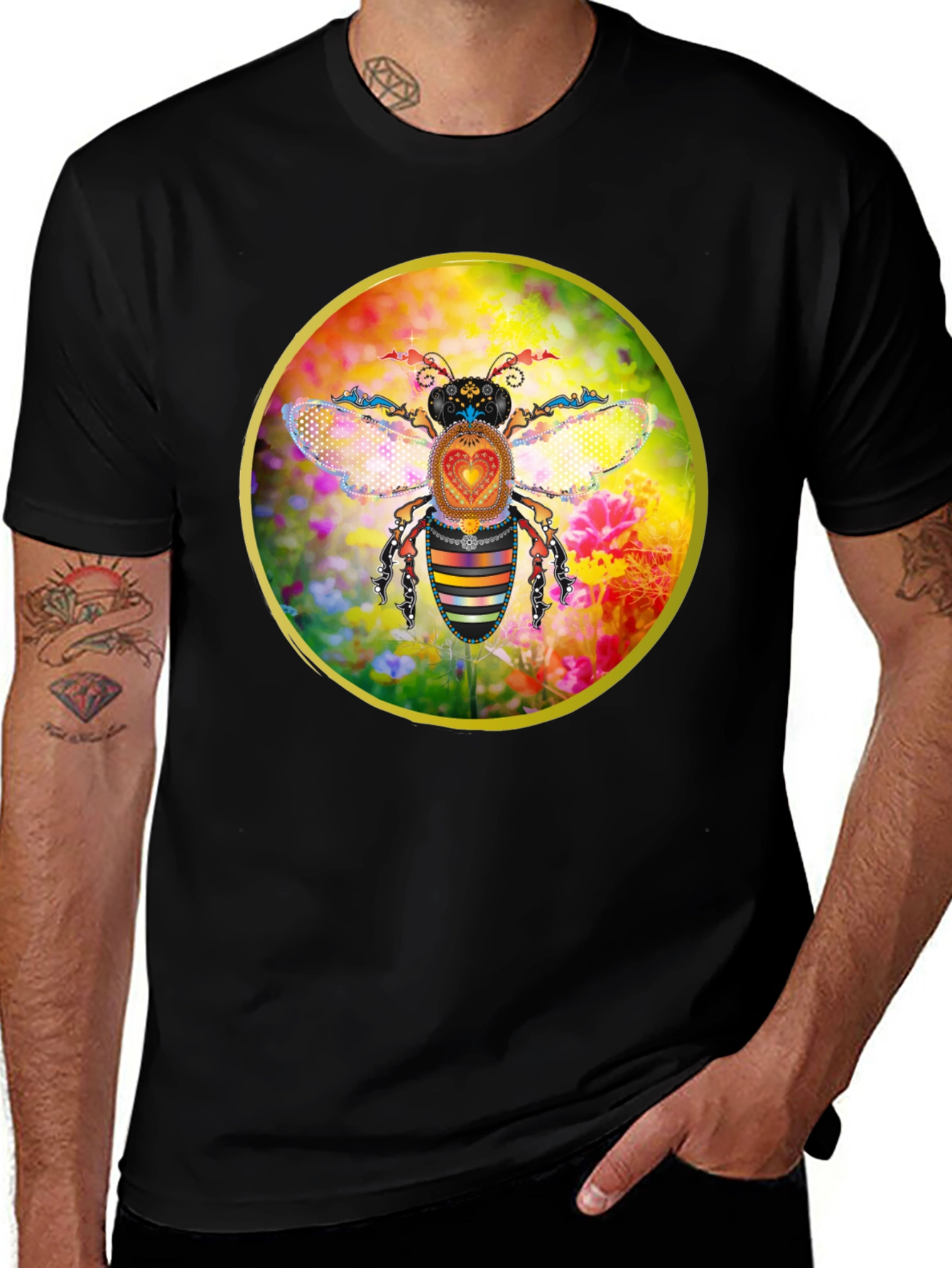 Variant 10 of Bee Graphic Tee - Stylish & Unique Design
