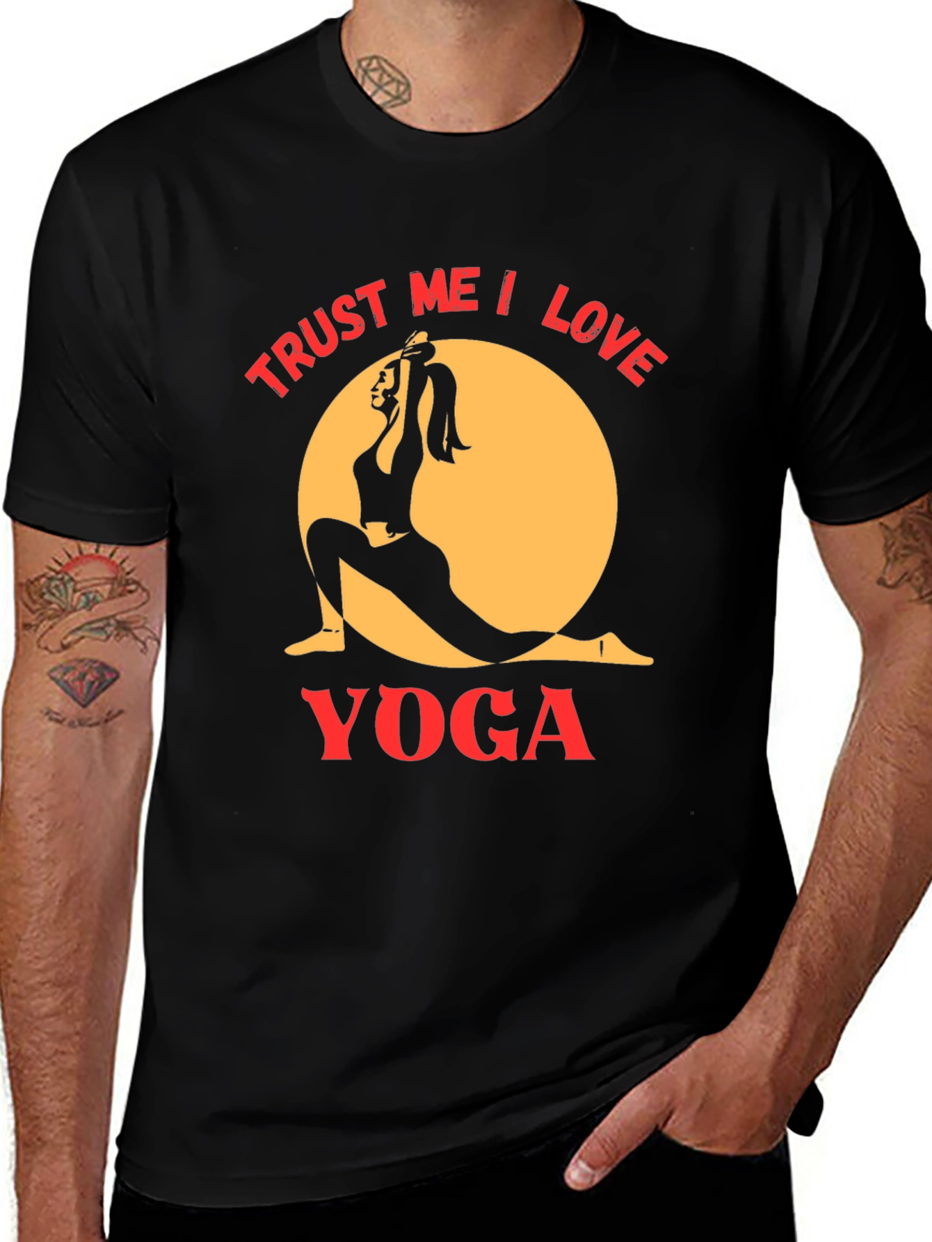 Variant 23 of Trust Me I Love Yoga Graphic Tee