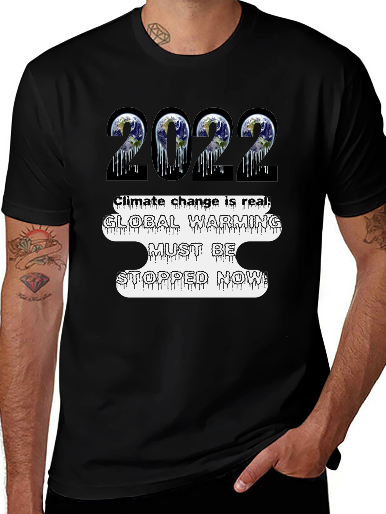 Climate Change Awareness T-Shirt - Global Warming 2022