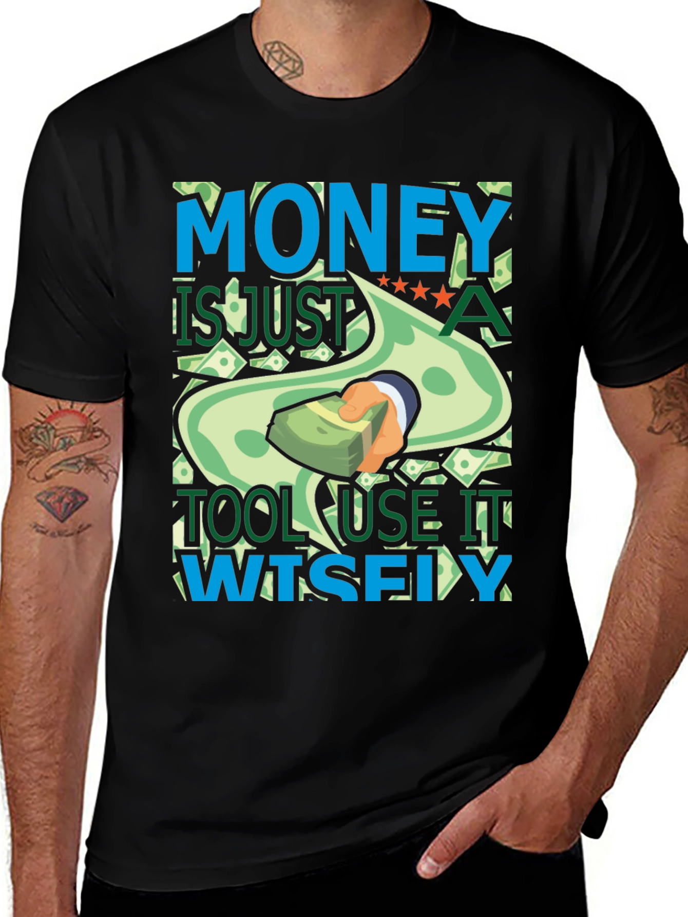 Money is Just a Tool Graphic T-Shirt