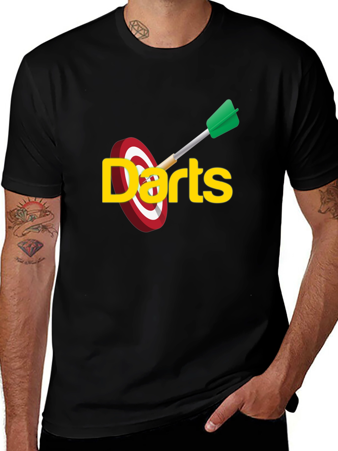 Variant 3 of Darts Target T-Shirt - Bullseye Tee