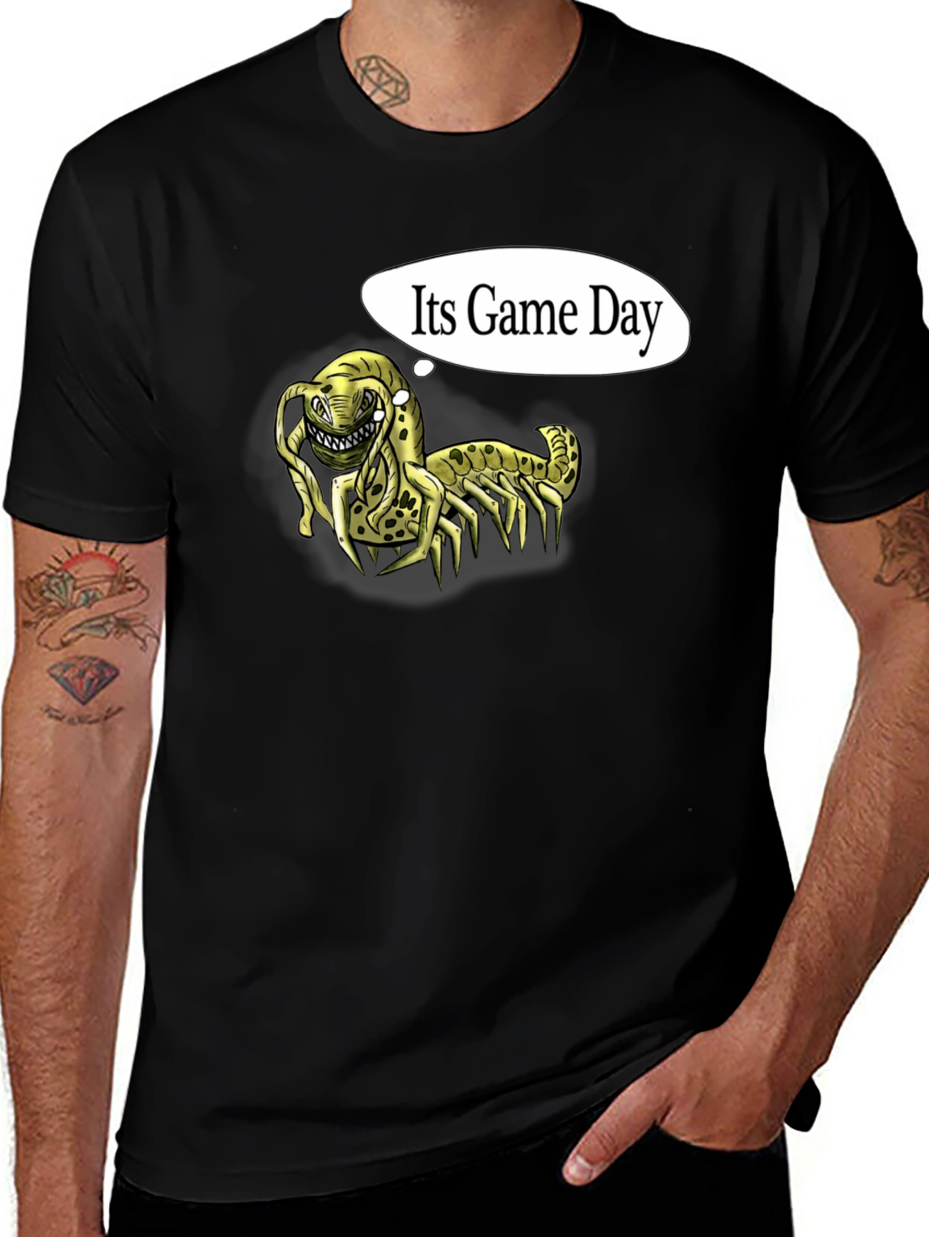It's Game Day Monster Graphic T-Shirt