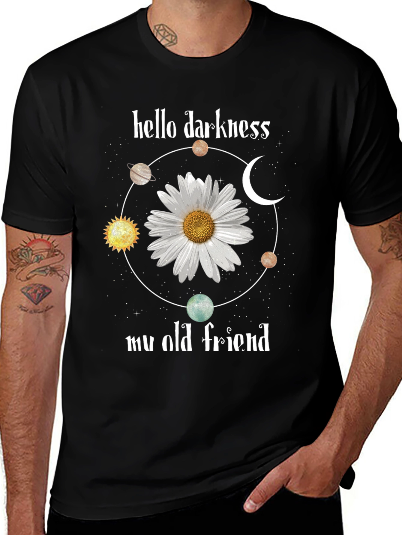 Hello Darkness My Old Friend Graphic Tee