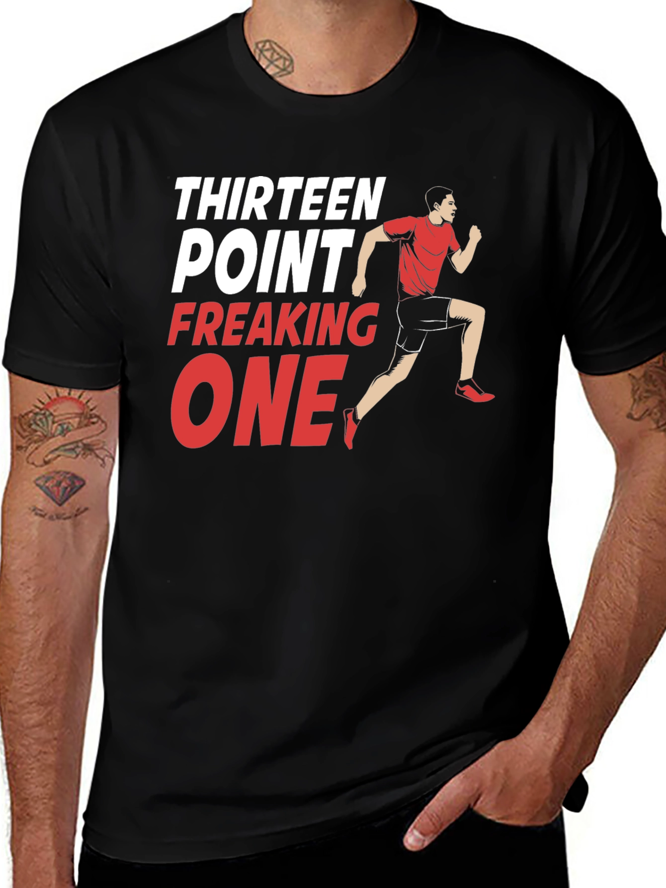 Variant 6 of Thirteen Point One Marathon Runner T-Shirt