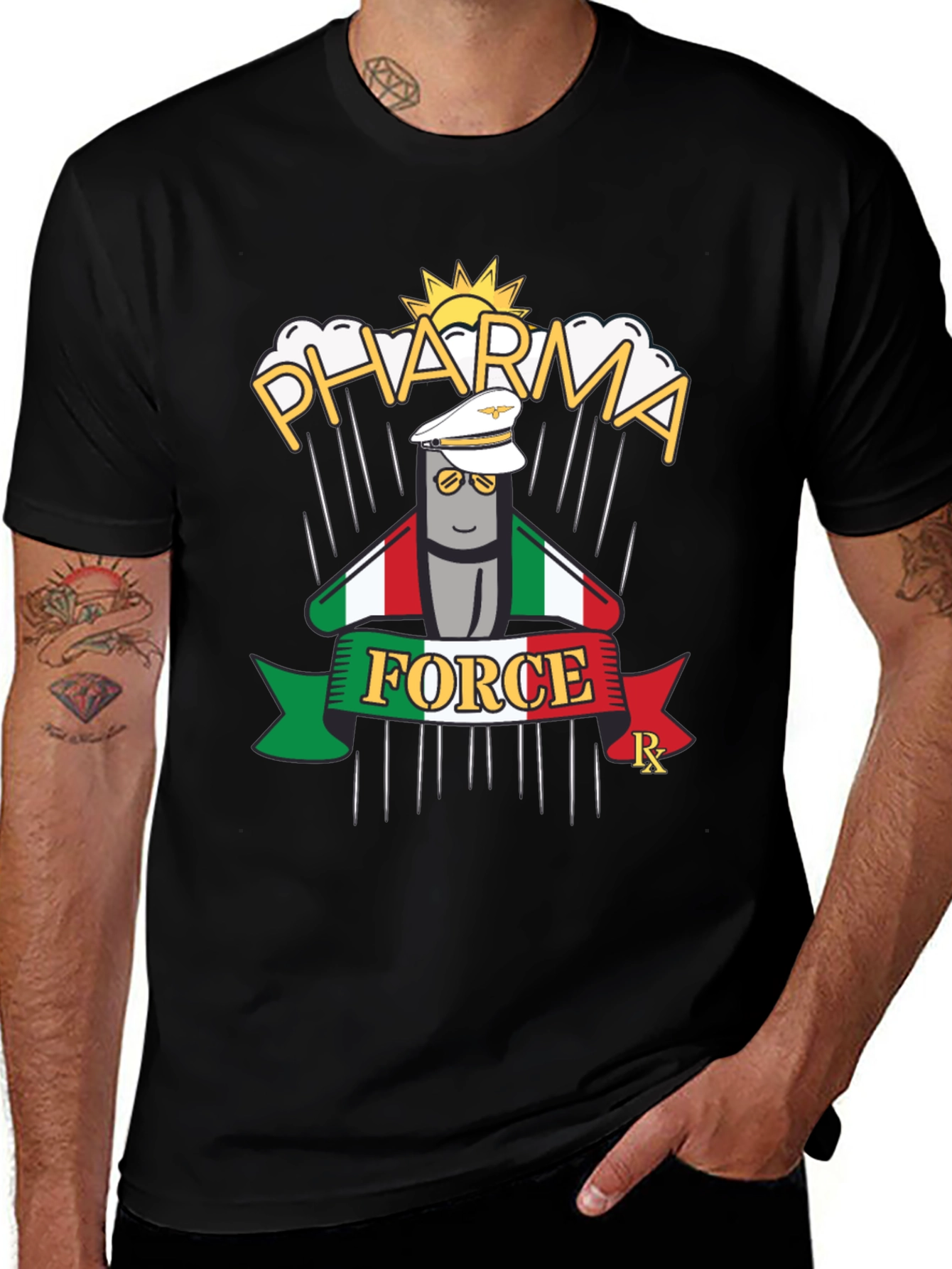 Variant 9 of Pharma Force Rx T-Shirt - Unique Design