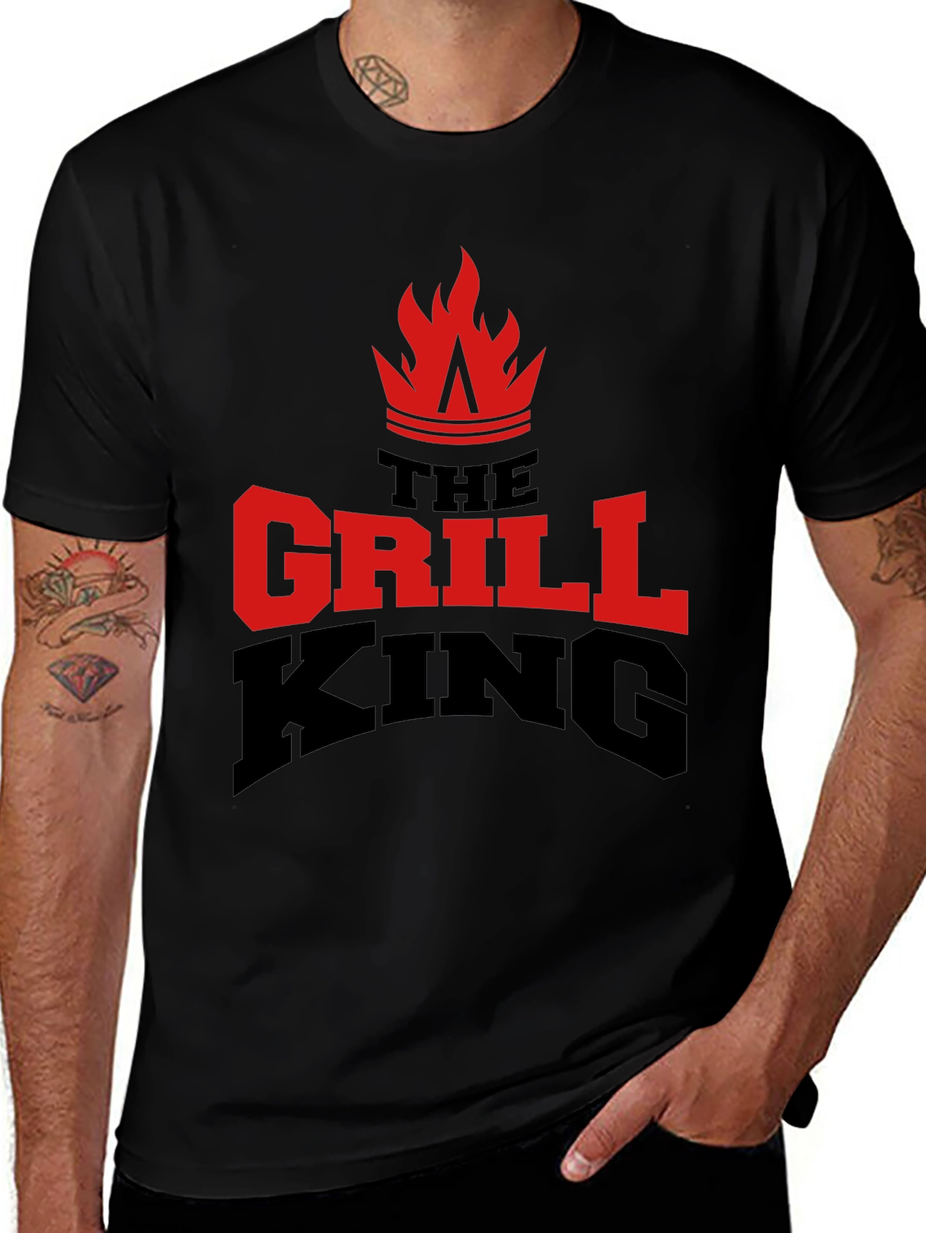 The Grill King T-Shirt - BBQ Master Tee