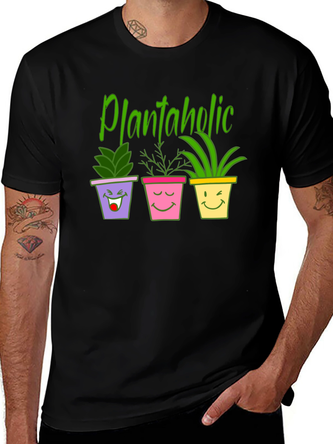 Variant 6 of Plantaholic T-Shirt - Cute Plant Lover Tee