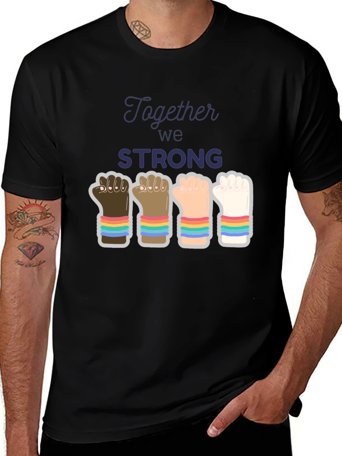 Variant 16 of Together We Strong T-Shirt - Unity & Diversity