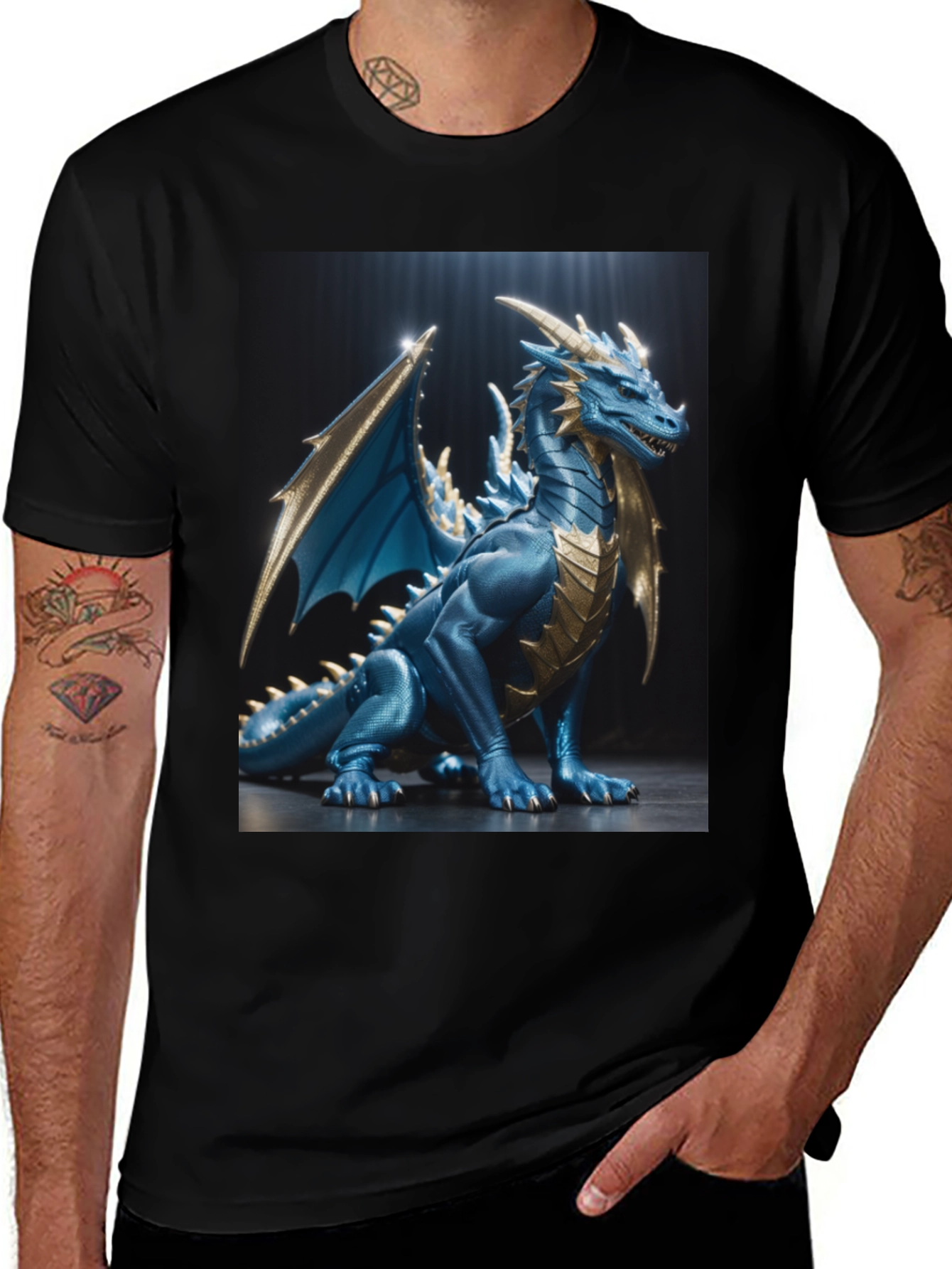 Variant 30 of Blue Dragon T-Shirt