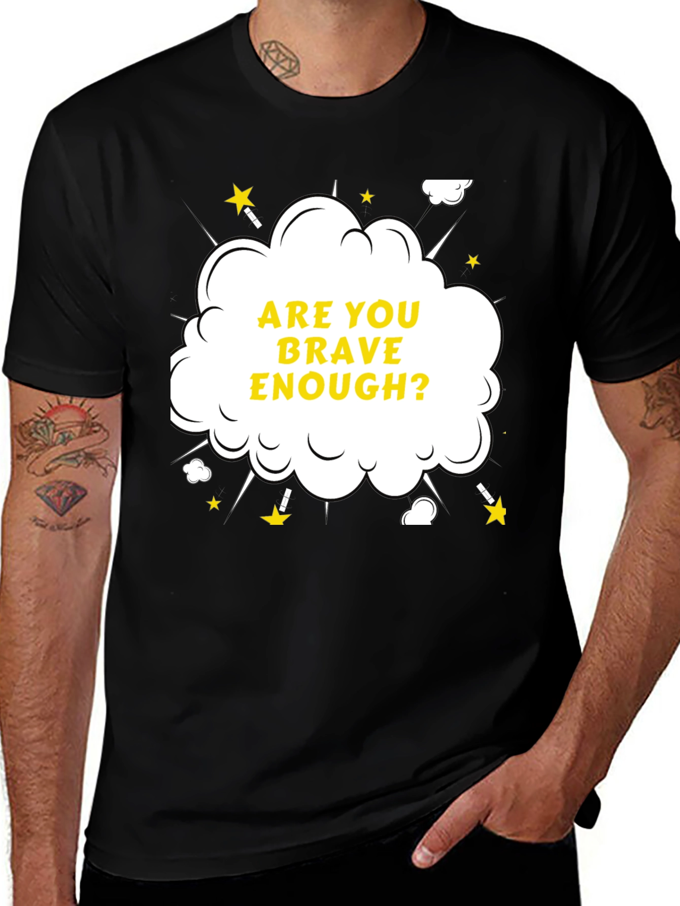 Variant 25 of Are You Brave Enough Graphic Tee
