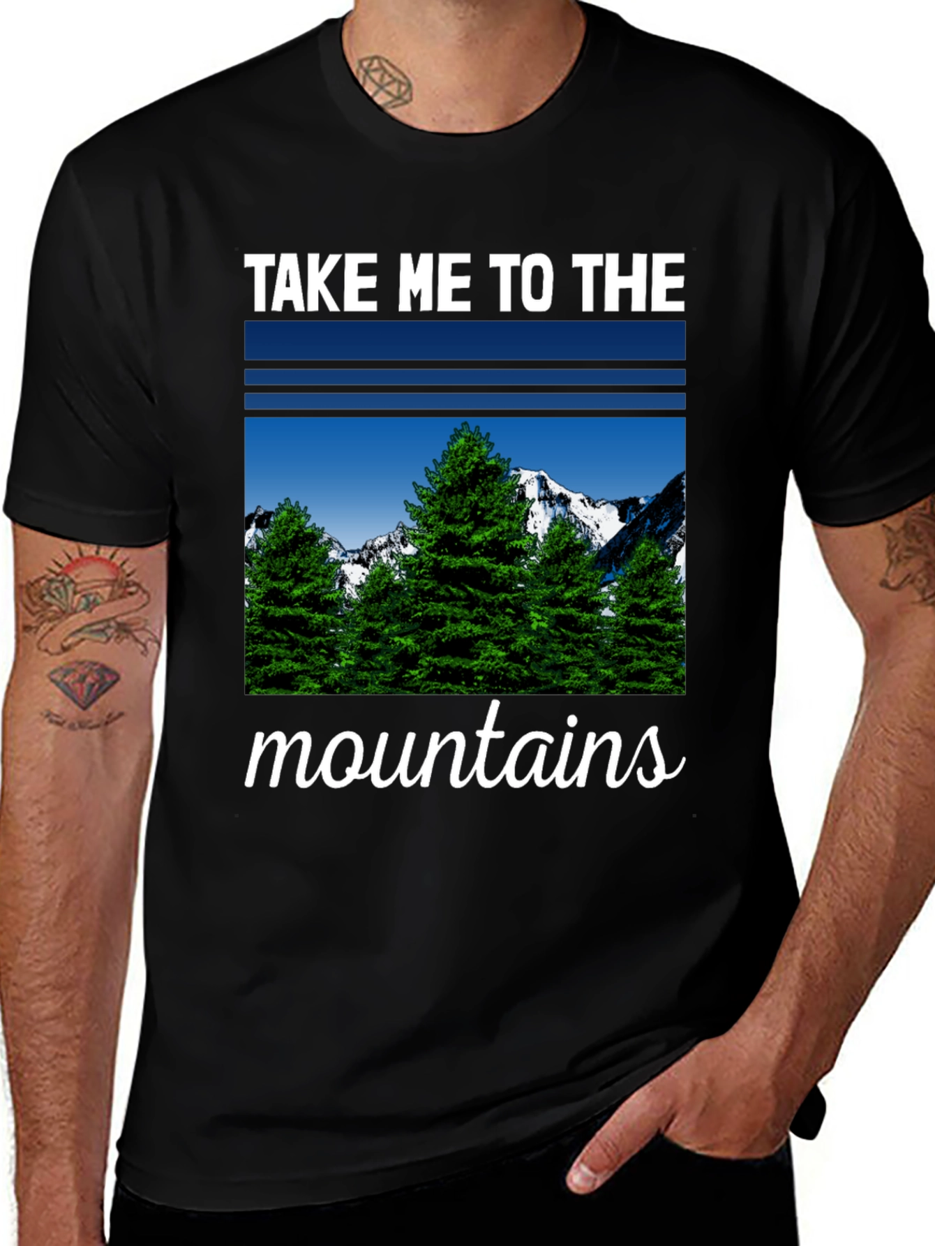 Variant 9 of Take Me To The Mountains Graphic T-Shirt