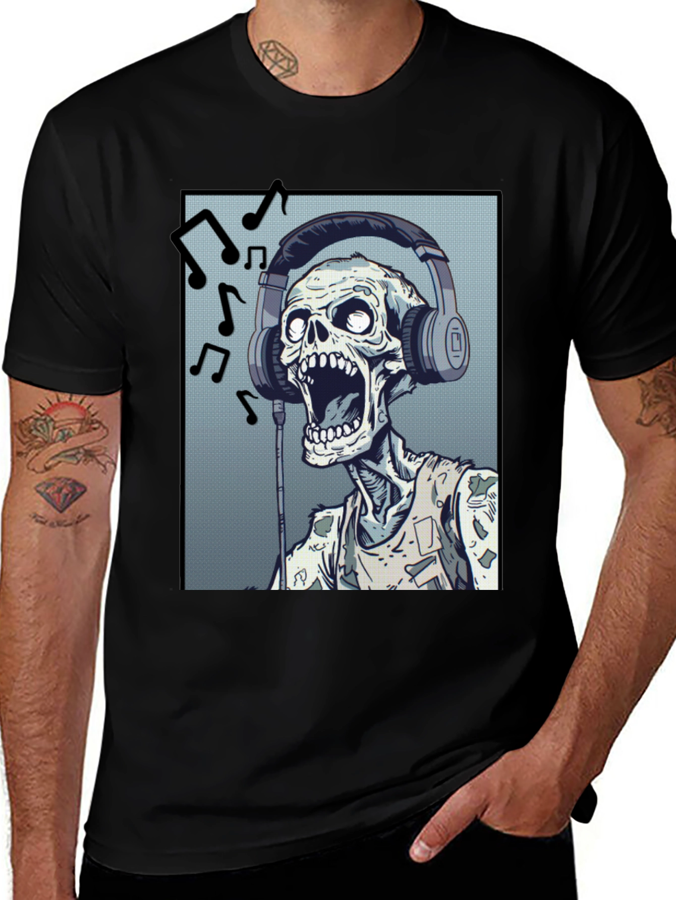 Variant 29 of Zombie DJ Graphic Tee
