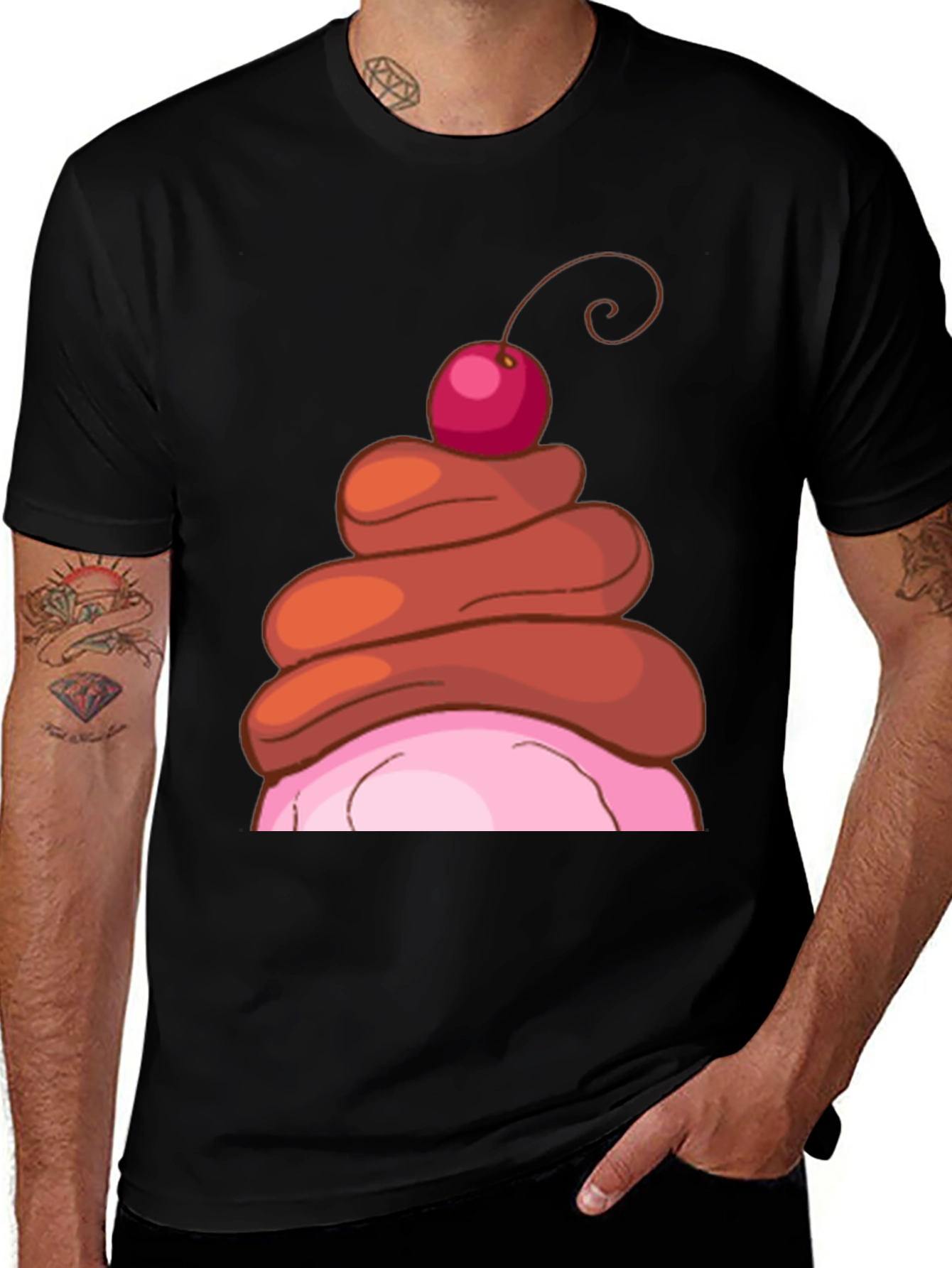 Variant 22 of Cupcake Graphic Tee - Sweet Treat Shirt