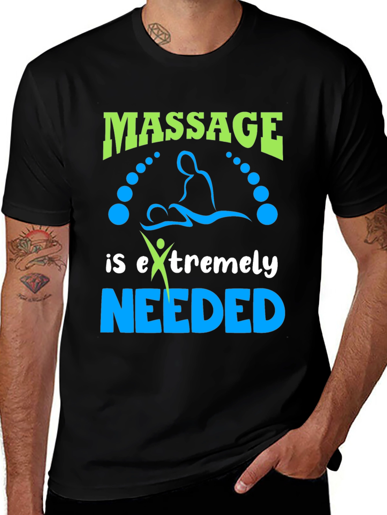 Massage Needed T-Shirt - Relaxing Graphic Tee
