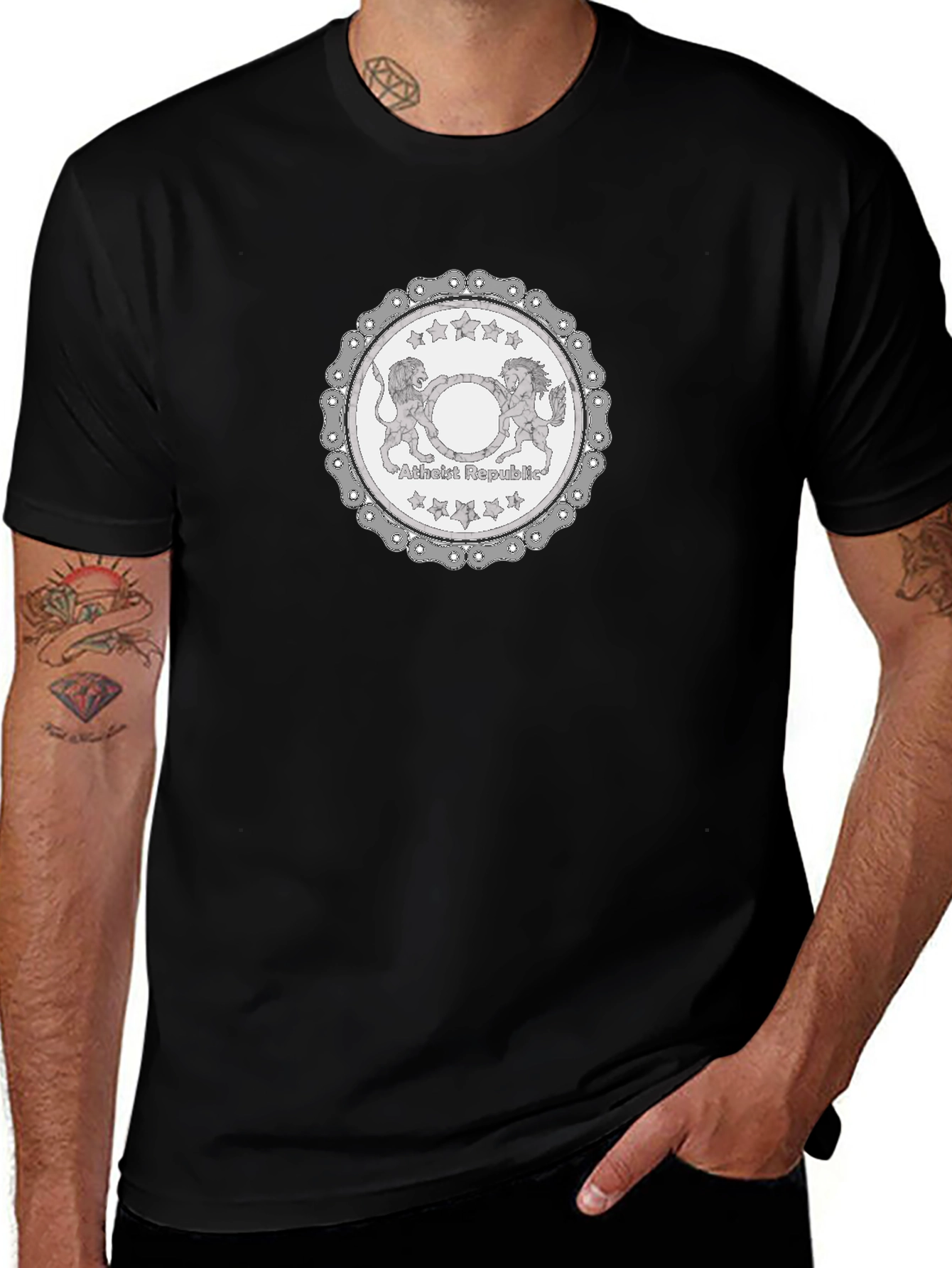 Variant 26 of Atheist Republic Graphic T-Shirt - Black
