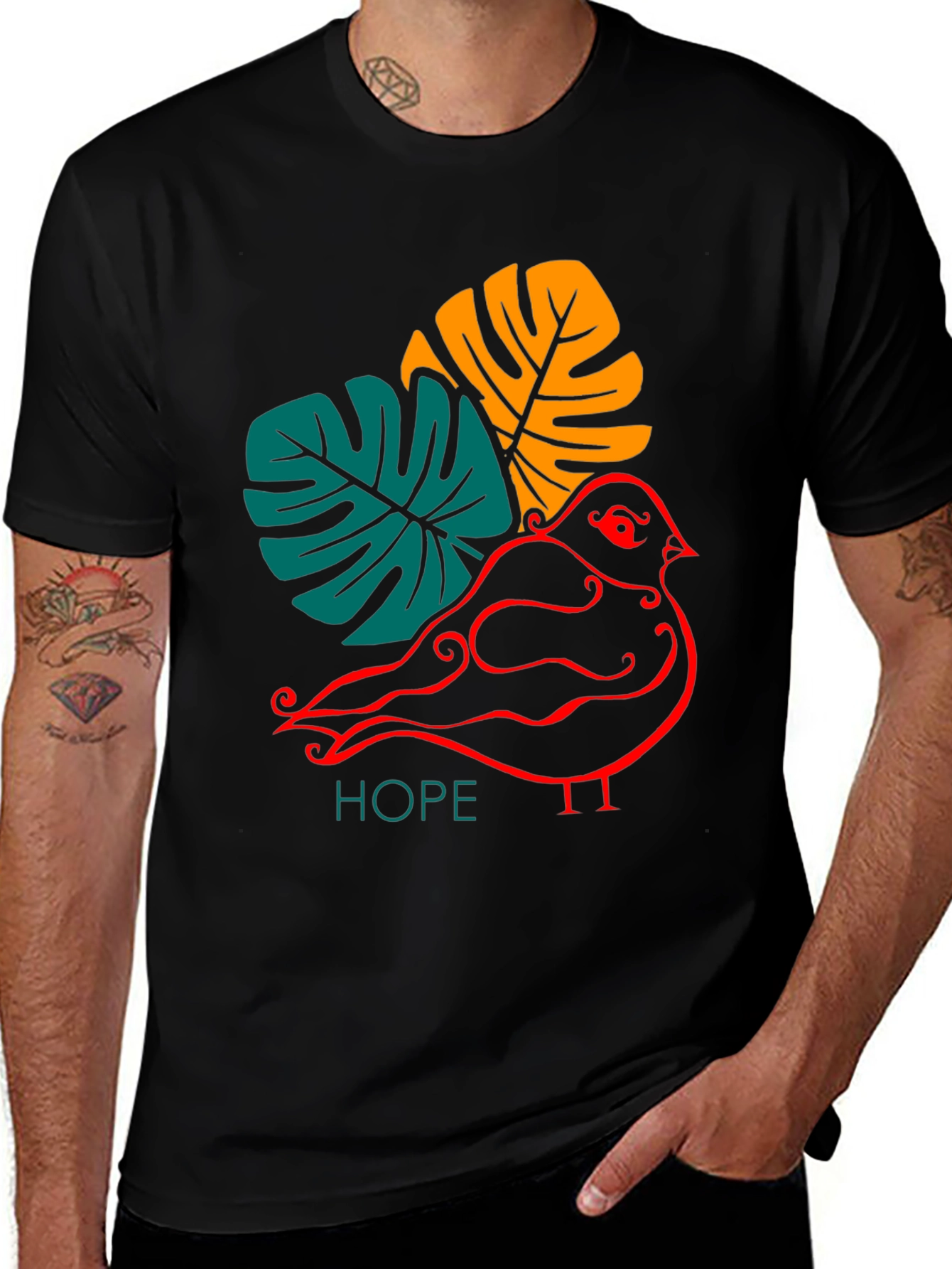 Variant 8 of Hopeful Bird Graphic Tee - Stylish and Unique