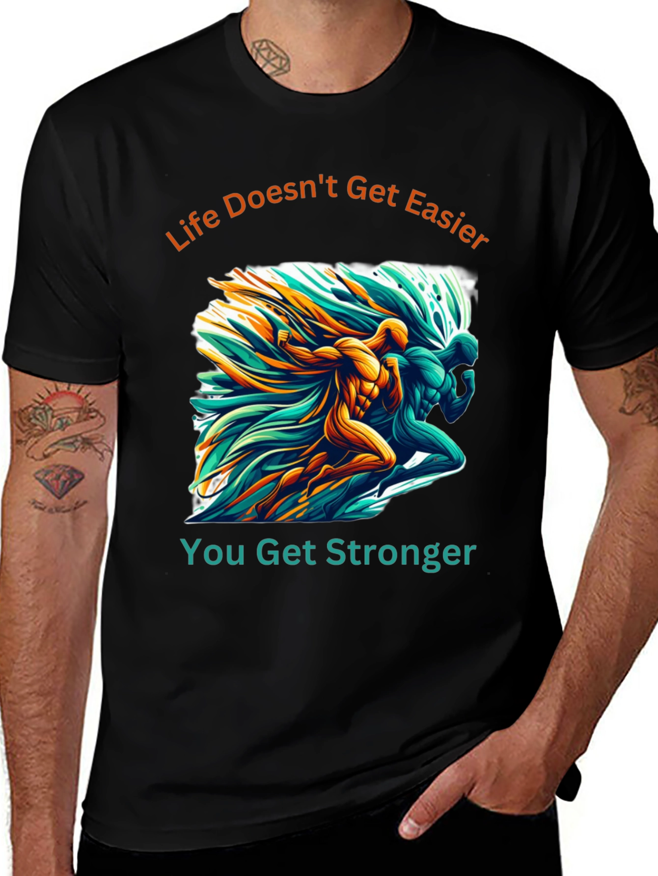 Variant 14 of Life Doesn't Get Easier T-Shirt