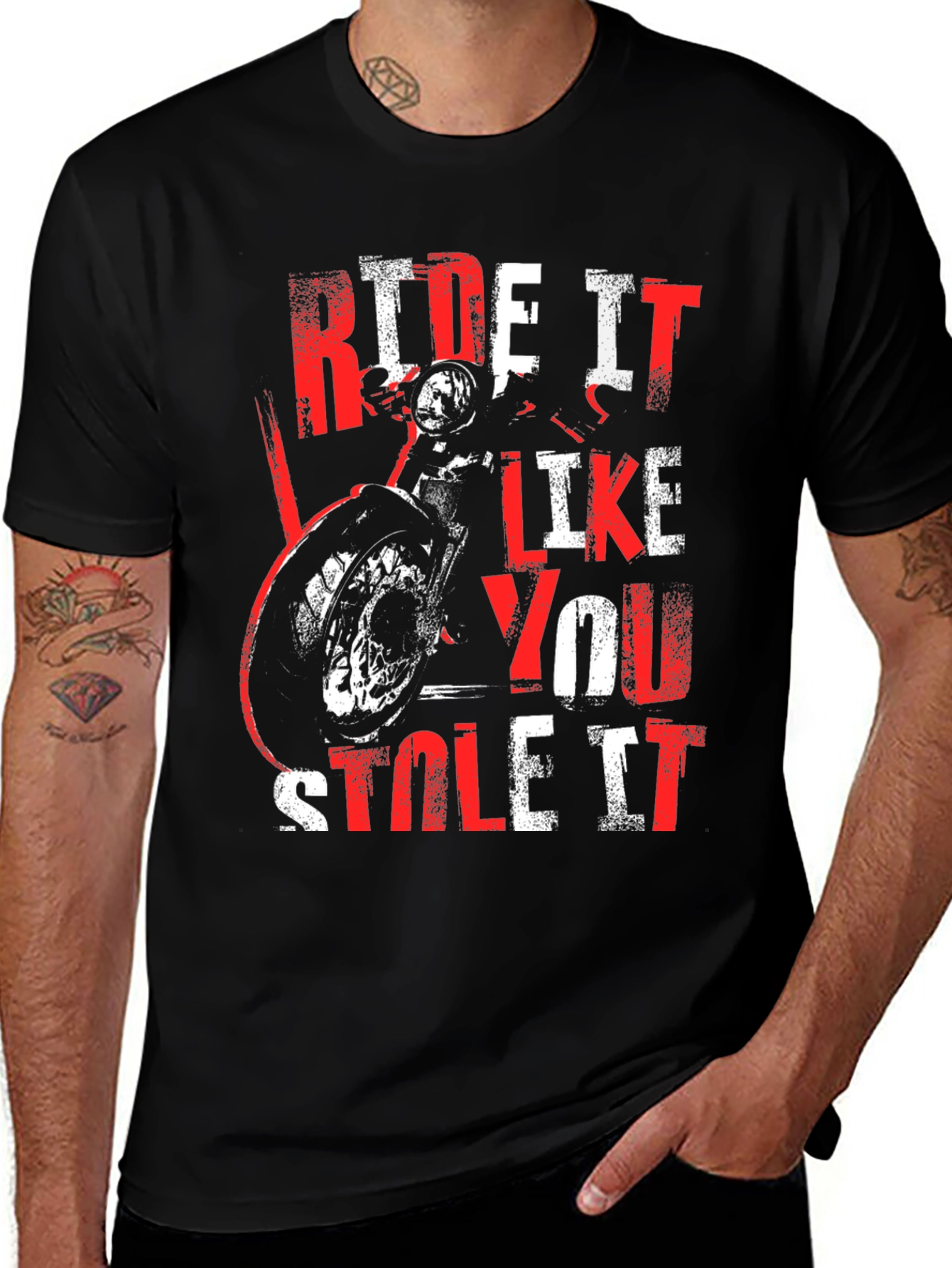 Variant 7 of Ride It Like You Stole It Graphic Tee