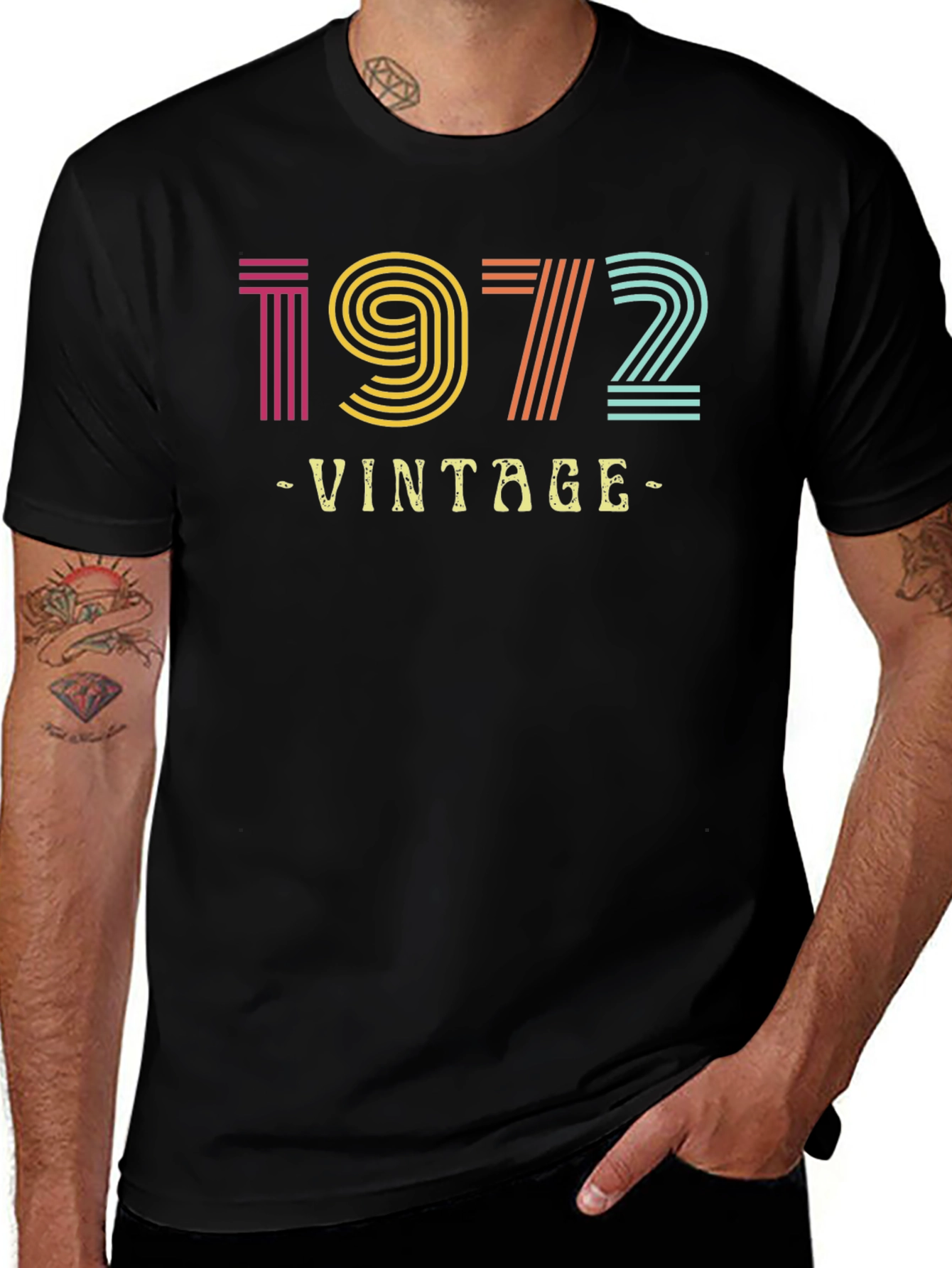 Variant 10 of Vintage 1972 Retro Graphic Tee