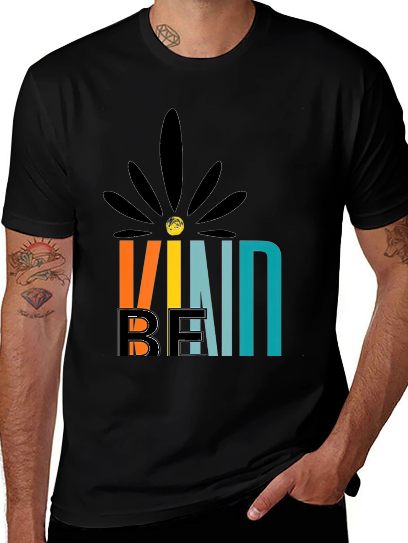 Variant 16 of Be Kind Graphic Tee - Trendy Comfort