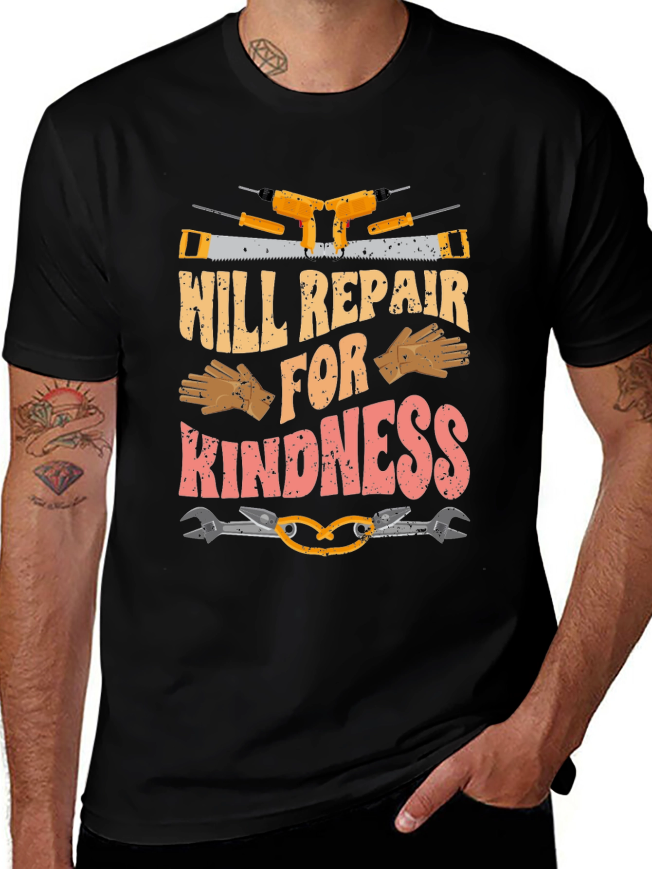 Black Will Repair for Kindness T-Shirt main image