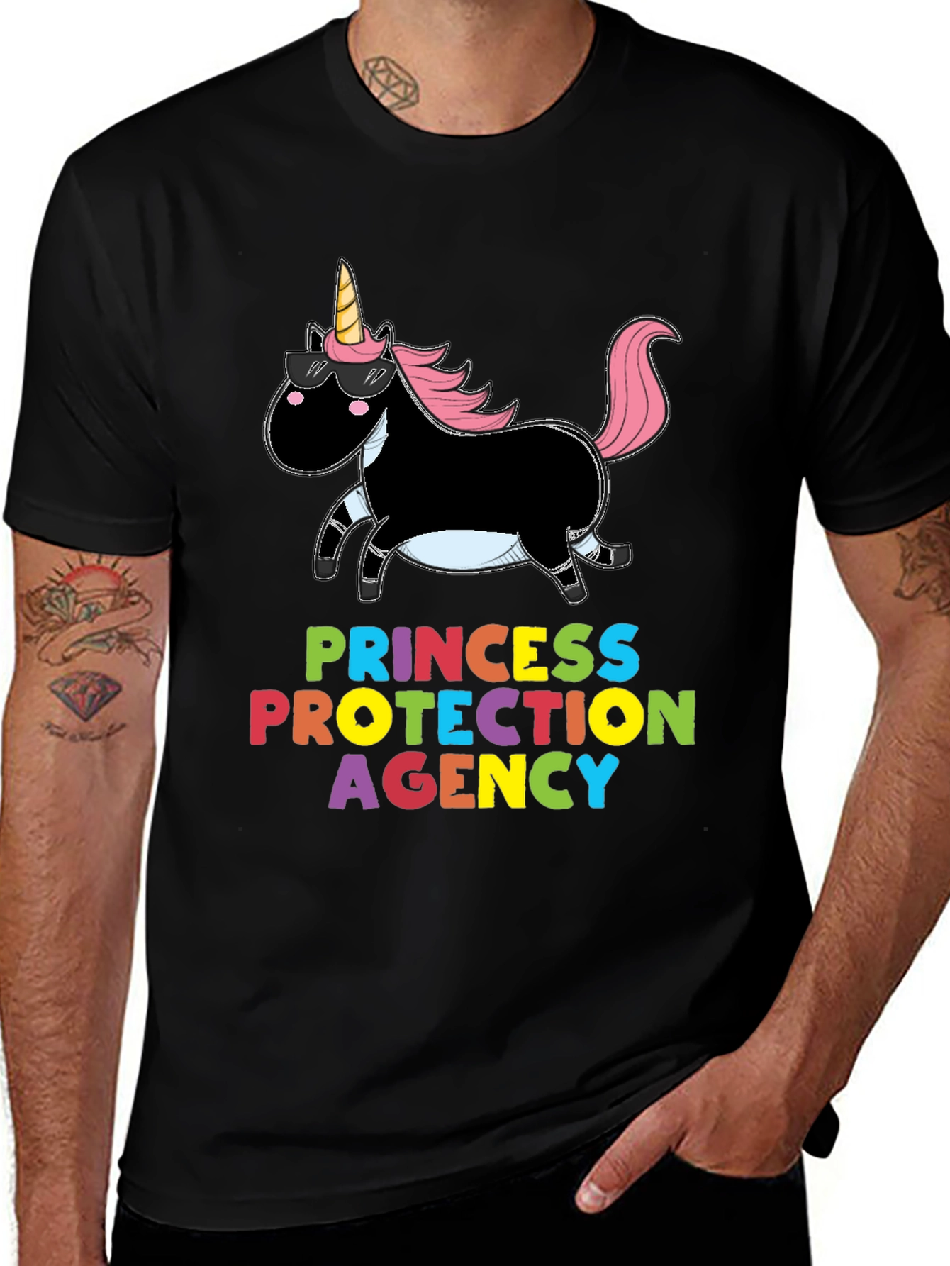 Variant 18 of Princess Protection Agency Unicorn T-Shirt