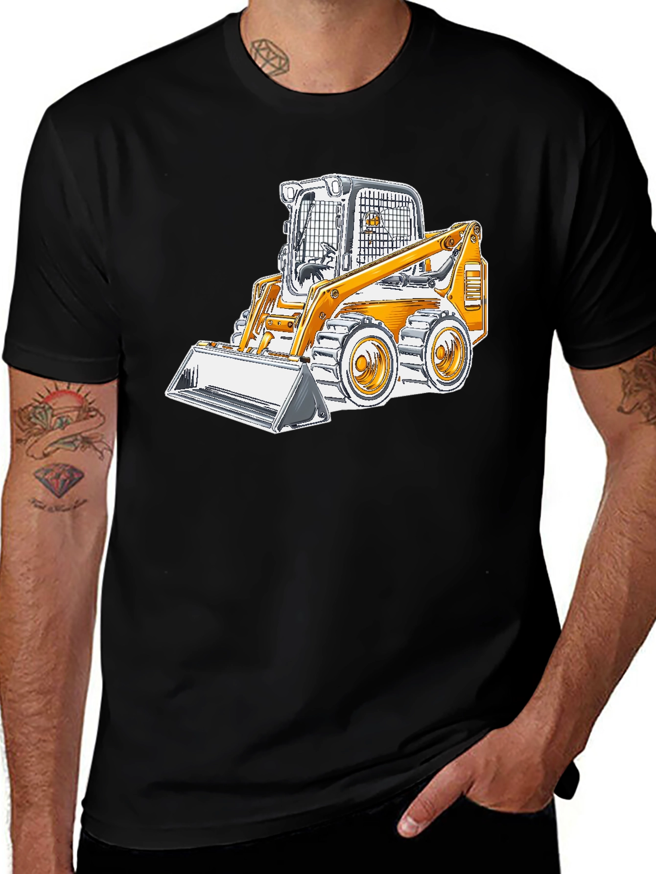 Variant 9 of Skid Steer Loader Graphic T-Shirt