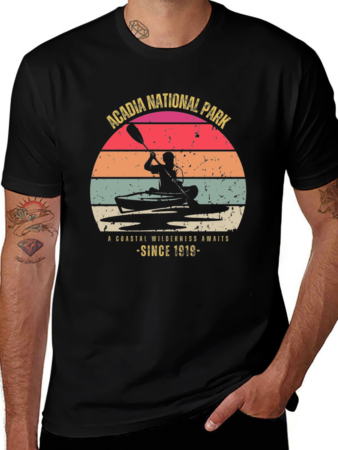 Acadia National Park T-Shirt: Coastal Wilderness Tee