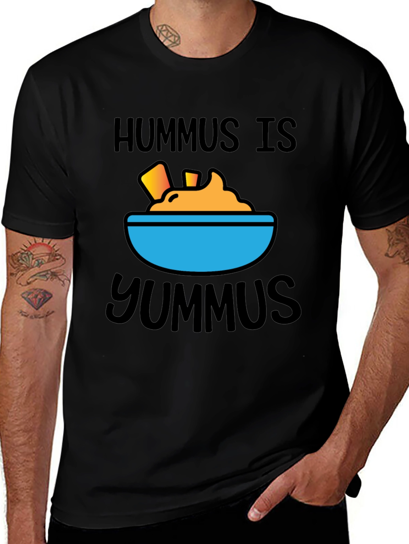 Variant 21 of Hummus is Yummus T-Shirt - Foodie Tee