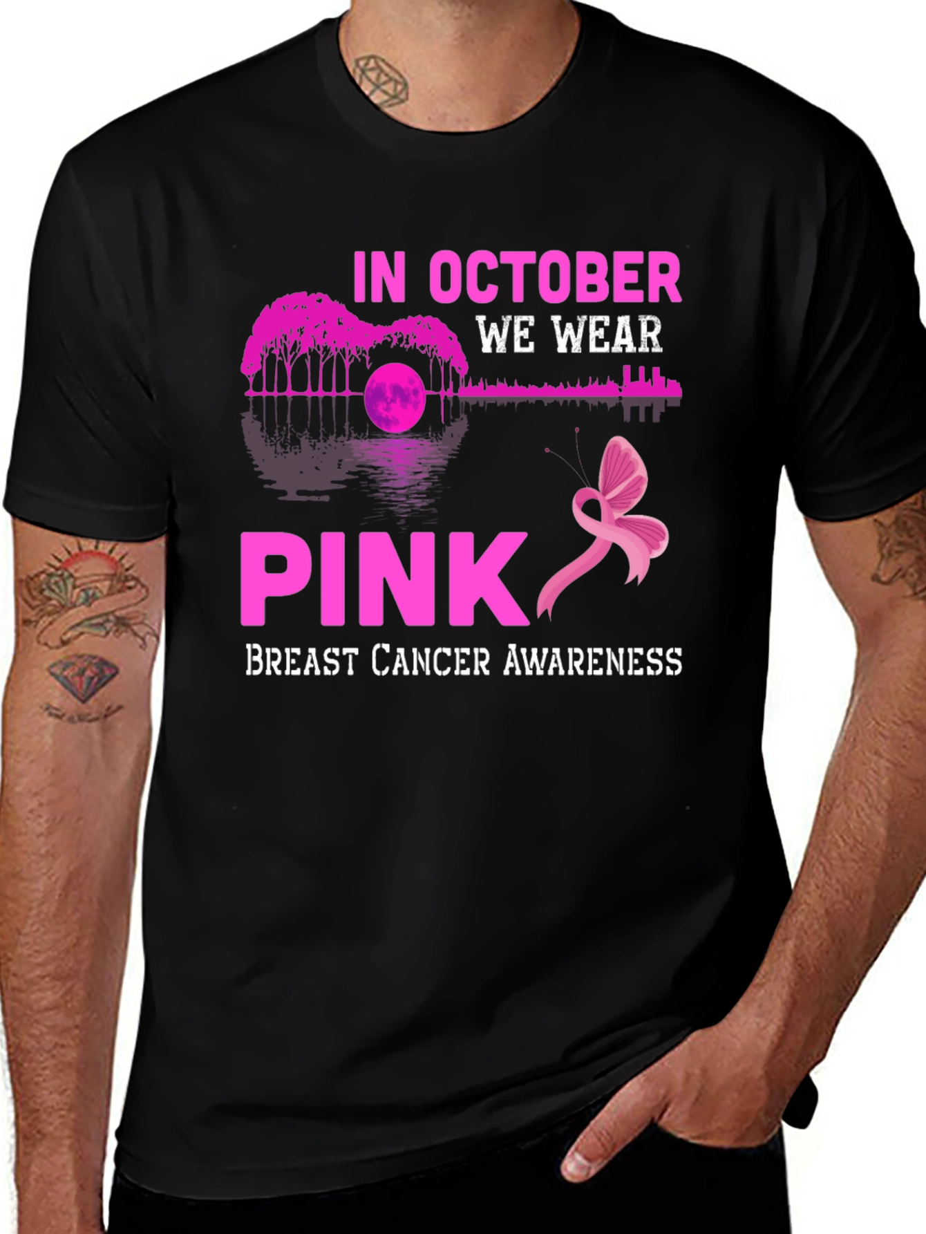 Variant 11 of October Pink Breast Cancer Awareness T-Shirt