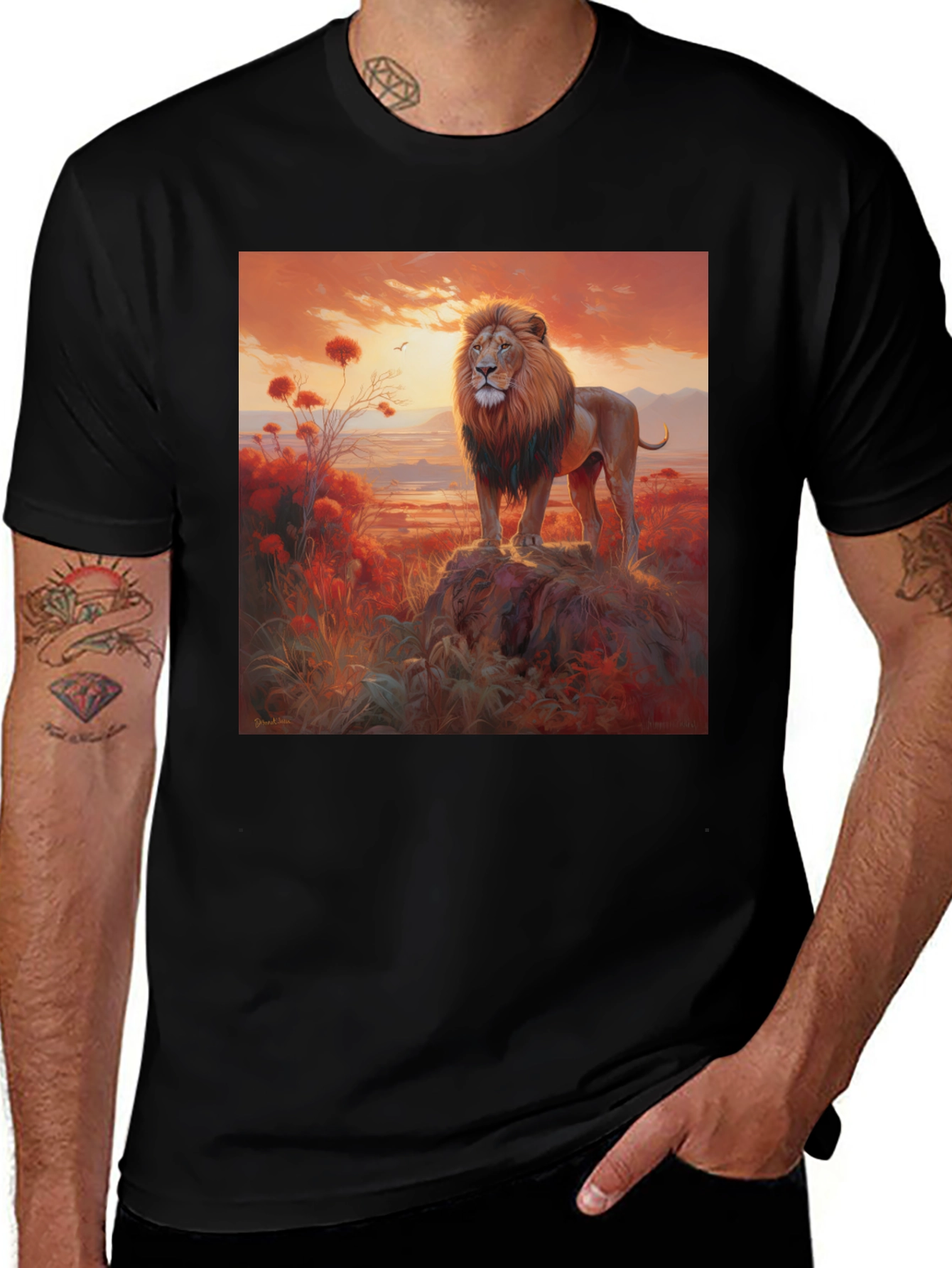 Variant 27 of Lion King Sunset T-Shirt