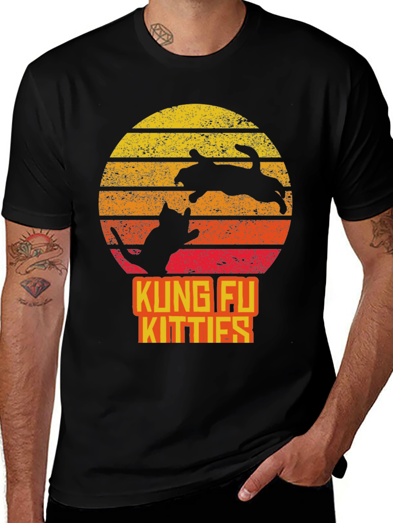 Kung Fu Kitties Graphic T-Shirt