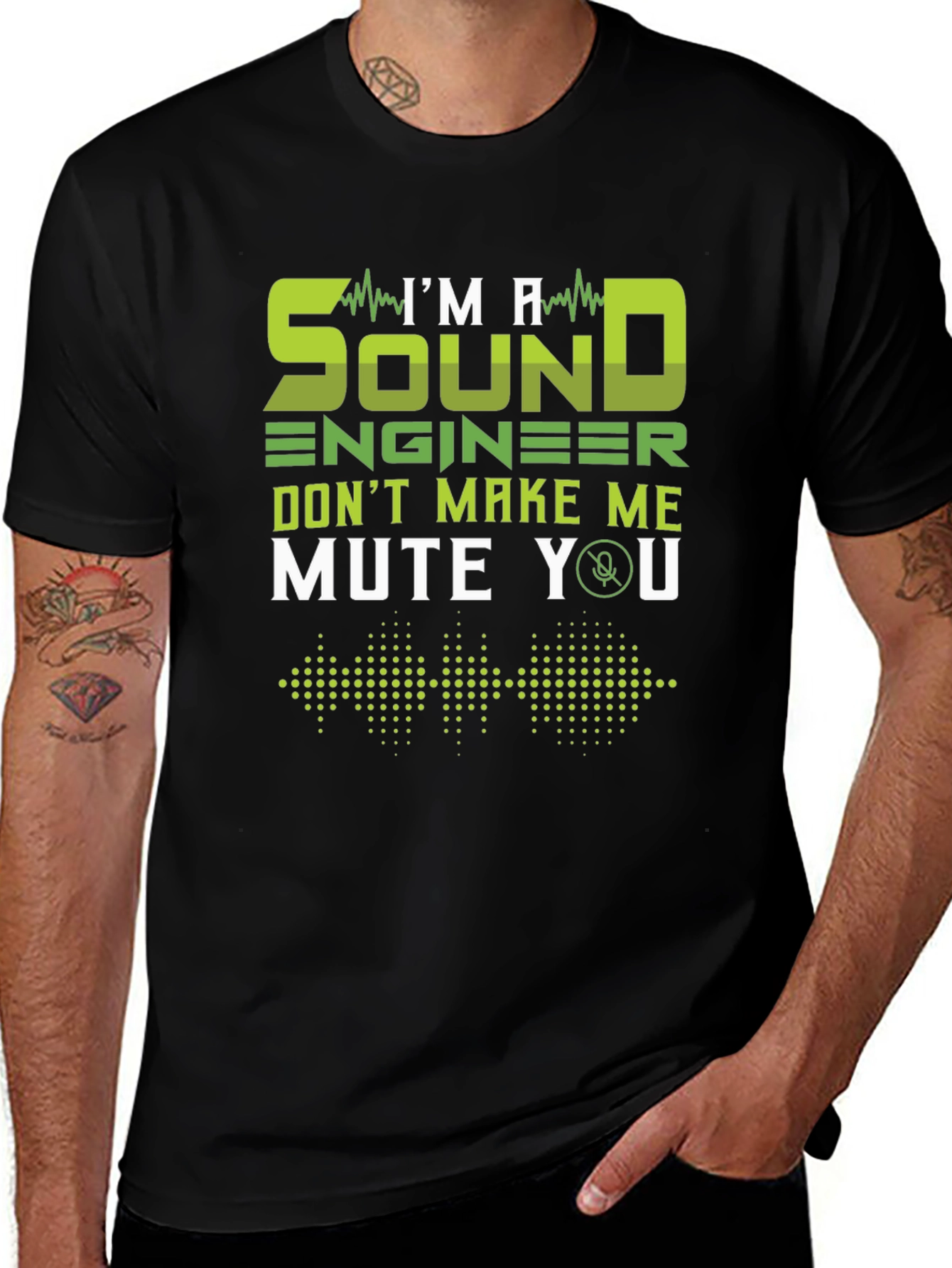 Variant 9 of Sound Engineer T-Shirt - Mute You Funny Tee