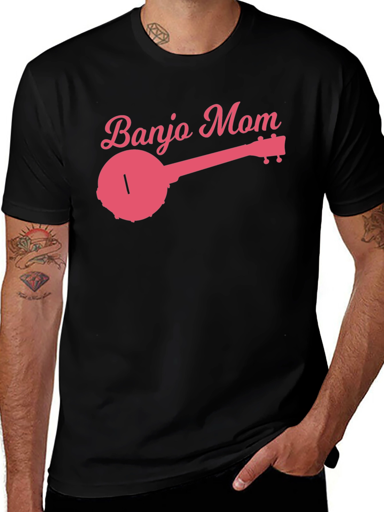 Variant 6 of Banjo Mom T-Shirt - Music Lover Tee