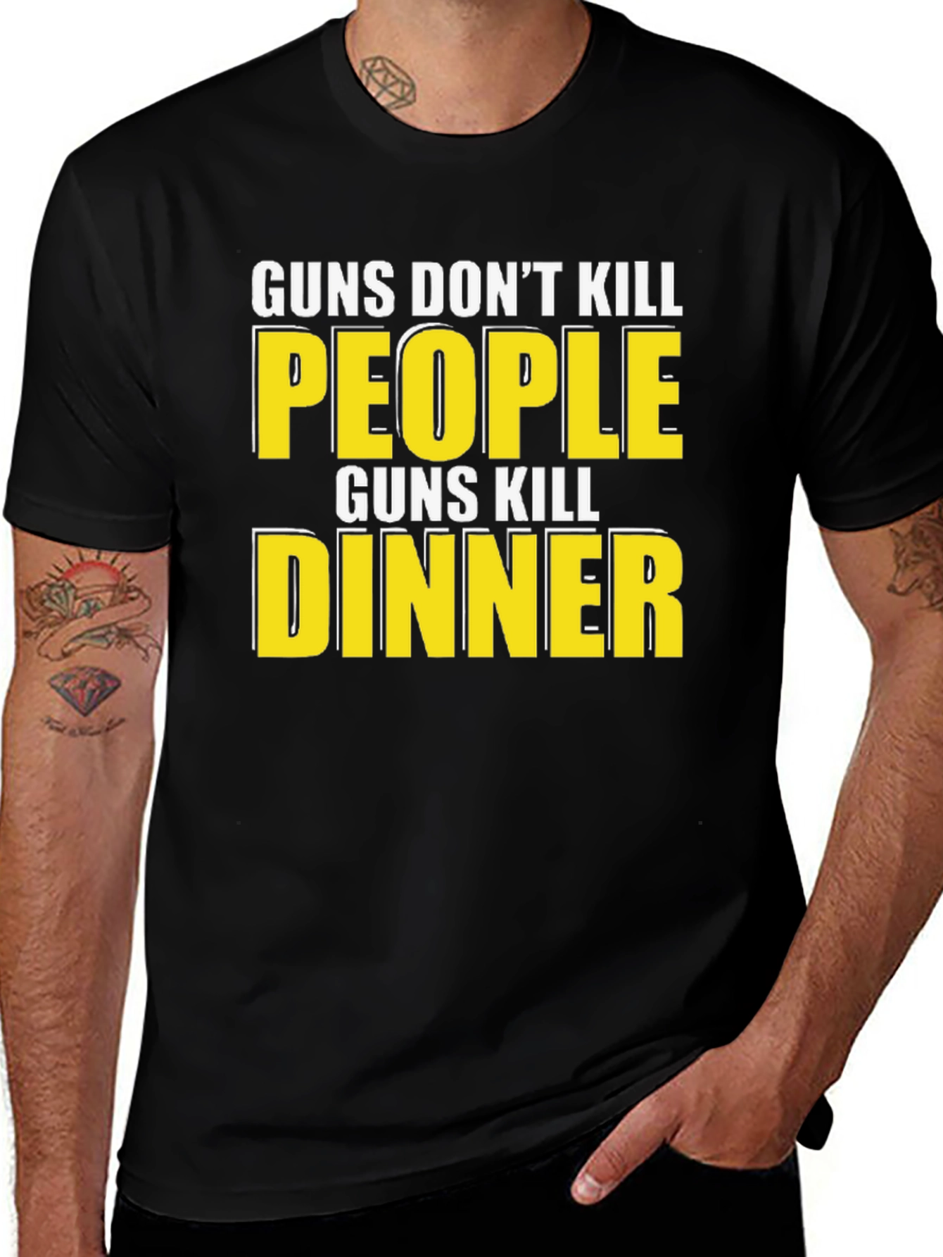 Variant 28 of Guns Don't Kill People T-Shirt